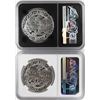 Image 2 : Lot of (2) 2018 Netherlands 1 oz. Silver Lion Dollar Coins NGC Gem Proof First Release