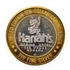 Image 2 : .999 Silver Harrah's Las Vegas, Nevada $10 Casino Limited Edition Gaming Token