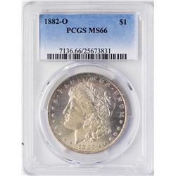 1882-O $1 Morgan Silver Dollar Coin PCGS MS66