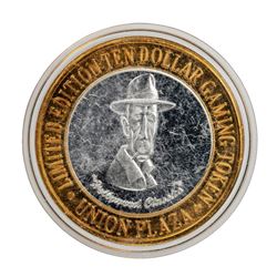.999 Silver Plaza Hotel & Casino Nevada $10 Gaming Token Limited Edition