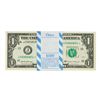 Image 1 : Pack of (100) Consecutive 2017 $1 Federal Reserve STAR Notes Kansas City
