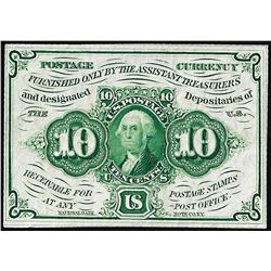 July 17, 1862 Ten Cents First Issue Fractional Note