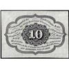 Image 2 : July 17, 1862 Ten Cents First Issue Fractional Note