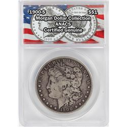 1900-S $1 Morgan Silver Dollar Coin ANACS Certified Genuine
