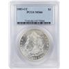 Image 1 : 1883-CC $1 Morgan Silver Dollar Coin PCGS MS66