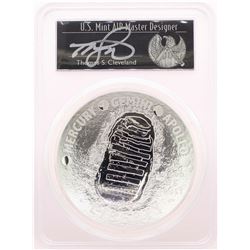 2019-P $1 Apollo 11 50th Anniversary 5oz Silver Coin PCGS PR70DCAM Cleveland Signed