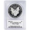 Image 2 : 2002-W $1 Proof American Silver Eagle Coin PCGS PR69DCAM Moy Signature