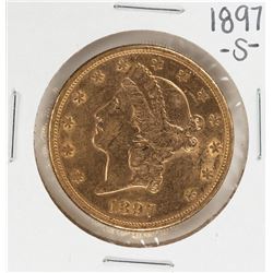 1897-S $20 Liberty Head Double Eagle Gold Coin