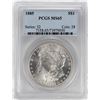 Image 1 : 1885 $1 Morgan Silver Dollar Coin PCGS MS65