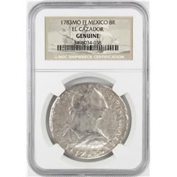 1783MO FF Mexico 8 Reales El Cazador Shipwreck Coin NGC Genuine