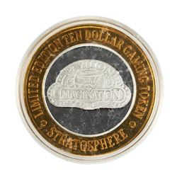 .999 Silver Stratosphere Las Vegas, NV $10 Casino Limited Edition Gaming Token