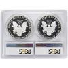Image 2 : 1986-S & 2016-W $1 Proof American Silver Eagle Coin Set PCGS PR69DCAM