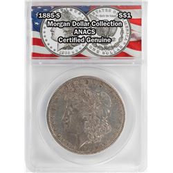 1885-S $1 Morgan Silver Dollar Coin ANACS Certified Genuine