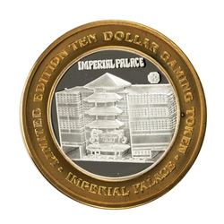 .999 Fine Silver Imperial Palace Las Vegas, Nevada $10 Limited Edition Gaming Token