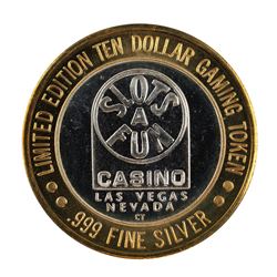 .999 Silver Slots A Fun Casino Las Vegas, NV $10 Limited Edition Casino Gaming Token