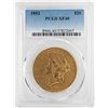 Image 1 : 1852 $20 Liberty Head Double Eagle Gold Coin PCGS XF40