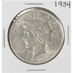 1934 $1 Peace Silver Dollar Coin
