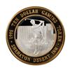 Image 2 : .999 Silver Desert Inn Las Vegas, Nevada $10 Limited Edition Gaming Token