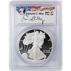 2006-W $1 Proof American Silver Eagle Coin PCGS PR69DCAM Moy Signature