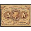 Image 1 : July 17, 1862 First Issue Five Cents Fractional Currency Note