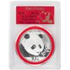 Image 1 : 2018 China 10 Yuan Panda Silver Coin PCGS MS70 First Strike