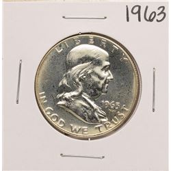 1963 Proof Franklin Half Dollar Coin