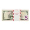 Image 2 : Pack of (100) 2013 $5 Federal Reserve Star Notes