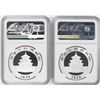 Image 2 : Lot of (2) 2019 China 10 Yuan Silver Panda Coins NGC MS70 Early Releases