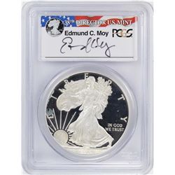 2014-W $1 Proof American Silver Eagle Coin PCGS PR69DCAM Moy Signature