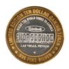 Image 1 : .999 Fine Silver Horseshoe Las Vegas, Nevada $10 Limited Edition Gaming Token