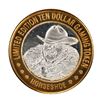 Image 2 : .999 Fine Silver Horseshoe Las Vegas, Nevada $10 Limited Edition Gaming Token
