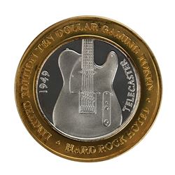 .999 Silver Hard Rock Hotel & Casino Las Vegas, NV $10 Limited Edition Gaming Token
