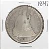 Image 1 : 1847 $1 Seated Liberty Silver Dollar Coin