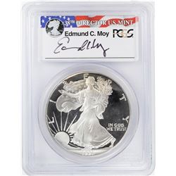 1991-S $1 Proof American Silver Eagle Coin PCGS PR69DCAM Moy Signature