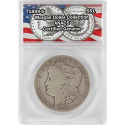 1899-S $1 Morgan Silver Dollar Coin ANACS Certified Genuine