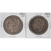 Image 1 : Lot of (2) 1883-S $1 Morgan Silver Dollar Coins