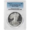Image 1 : 1987-S $1 Proof American Silver Eagle Coin PCGS PR69DCAM