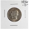 Image 1 : 1936-D Washington Quarter Coin