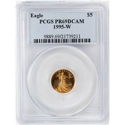 1995-W $5 Proof American Gold Eagle Coin PCGS PR69DCAM