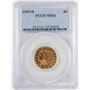 Image 1 : 1909-D $5 Indian Head Half Eagle Gold Coin PCGS MS61