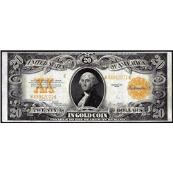 1922 $20 Gold Certificate Note