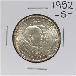 1952-S Washington-Carver Commemorative Half Dollar Coin