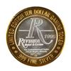 Image 1 : .999 Silver Riviera Hotel & Casino Las Vegas $10 Casino Limited Edition Gaming Token
