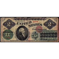 1862 $2 Legal Tender Note