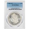 Image 1 : 1881-CC $1 Morgan Silver Dollar Coin PCGS MS66