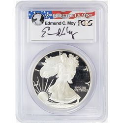 2005-W $1 Proof American Silver Eagle Coin PCGS PR69DCAM Moy Signature