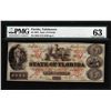 Image 1 : 1864 $5 State of Florida Tallahassee Cr.34 Obsolete Note PMG Choice Uncirculated 63