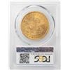 Image 2 : 1873 Open 3 $20 Liberty Head Double Eagle Gold Coin PCGS AU Details