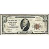 Image 1 : 1929 $10 First NB & Trust of LaPorte, IN CH# 377 National Currency Note Low Serial #