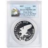 Image 1 : 2013 $20 Canada Proof Bald Eagle Silver Coin PCGS PR69DCAM First Strike